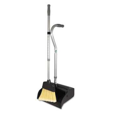 Unger® Telescopic Ergo Dust Pan With Broom, 12w X 45h, Metal, Gray-silver freeshipping - TVN Wholesale